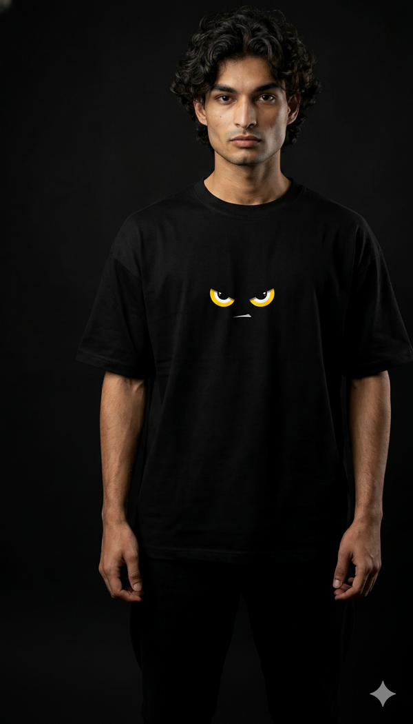 THE LOOK angry eyes front