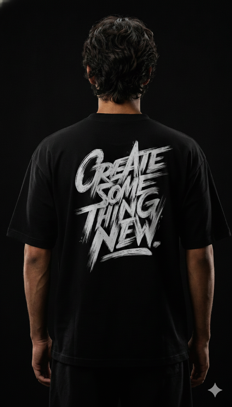 CREATE SOMETHING NEW back