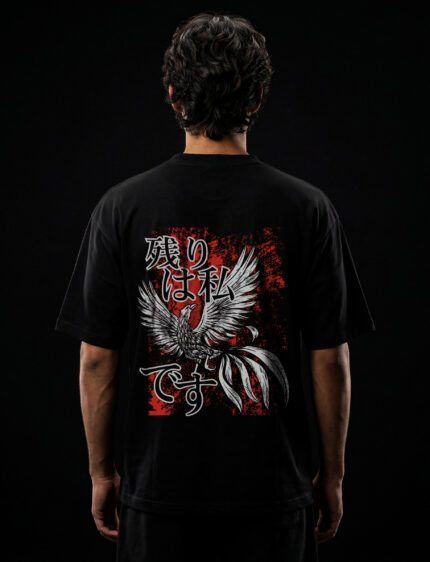 Red Rebirth - Drop Shoulder Tee